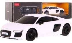 Радиоуправляемая машинка Audi R8, белая 1:24 RASTAR