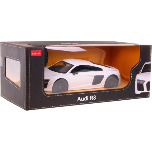 Радиоуправляемая машинка Audi R8, белая 1:24 RASTAR