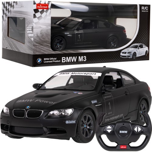 Tālvadības automašīna BMW M3 1:14 RASTAR melna