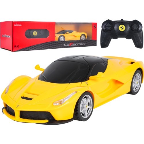 Tālvadības automašīna 1:24 Ferrari LaFerrari dzeltena RASTAR