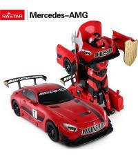 Машина/Робот 2в1 Р/У 1:14 Mercedes-AMG GT3 красный RASTAR
