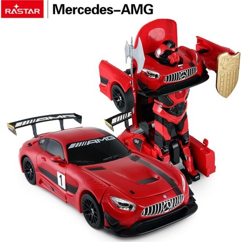 Automašīna/Robots 2in1 R/C 1:14 Mercedes-AMG GT3 sarkans RASTAR