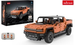 Konstruktors R/C automašīna 1:10 Hummer EV oranžs RASTAR