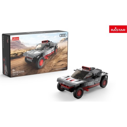 Konstruktors 1:30 Audi RS Q e-tron, pelēks, RASTAR