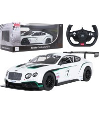 Tālvadības automašīna 1:14 Bentley Continental GT3 balta RASTAR