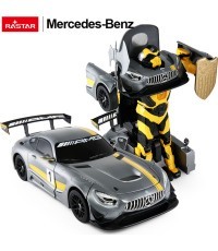 Машина/Робот 2в1 R/C 1:14 Mercedes-AMG GT3 серый Rastar
