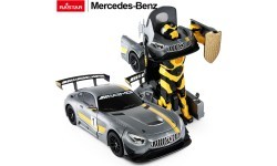 Car/Robot 2in1 R/C 1:14 Mercedes-AMG GT3 Gray RASTAR