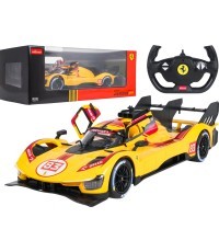 Радиоуправляемая машина 1:14 Ferrari 499P жёлтая RASTAR