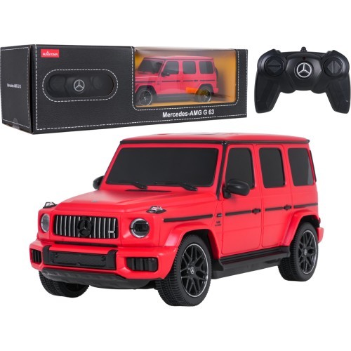 Радиоуправляемая машина 1:24 Mercedes AMG G63, красная, RASTAR