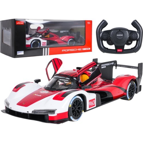 Tālvadības automašīna 1:14 Porsche 963 LMDh RASTAR, sarkana