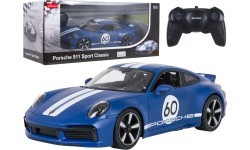 Tālvadības automašīna 1:16 Porsche 911 Sport Classic zila RASTAR