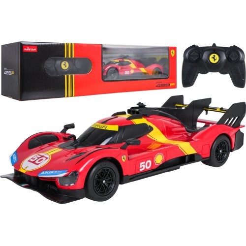 Радиоуправляемый автомобиль 1:24 Ferrari 499P, красный, RASTAR
