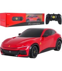 Tālvadības automašīna RASTAR Ferrari Purosangue 1:24, sarkana