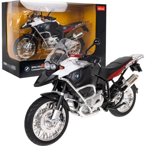 Металлический мотоцикл BMW R1200GS 1:9 RASTAR, белый