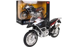 Metal Motorcycle BMW R1200GS 1:9 RASTAR White