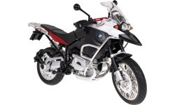 Metāla motocikls BMW R1200GS 1:9 RASTAR, balts