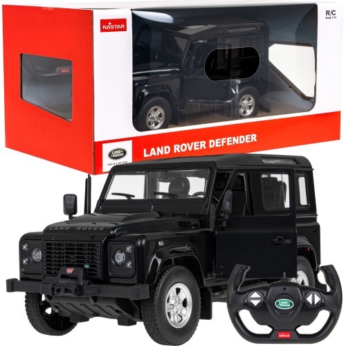 Радиоуправляемый автомобиль Land Rover Defender 1:14 RASTAR, чёрный