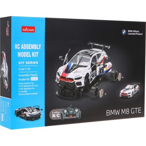 Tālvadības automašīna BMW M8 GTE 1:18 RASTAR