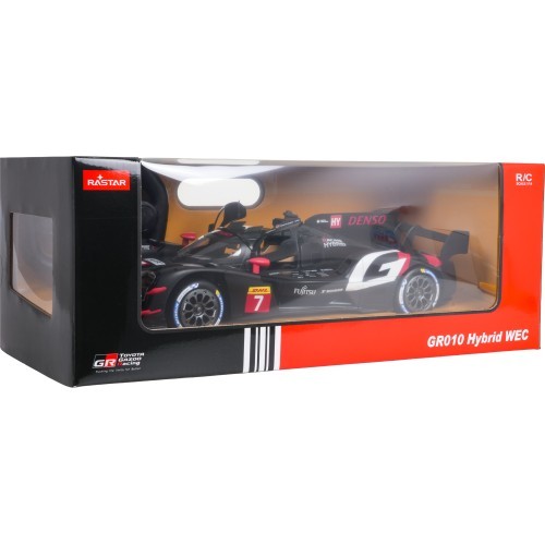 Tālvadības automašīna 1:14 Toyota GAZOO Racing GR010 Hybrid Black RASTAR