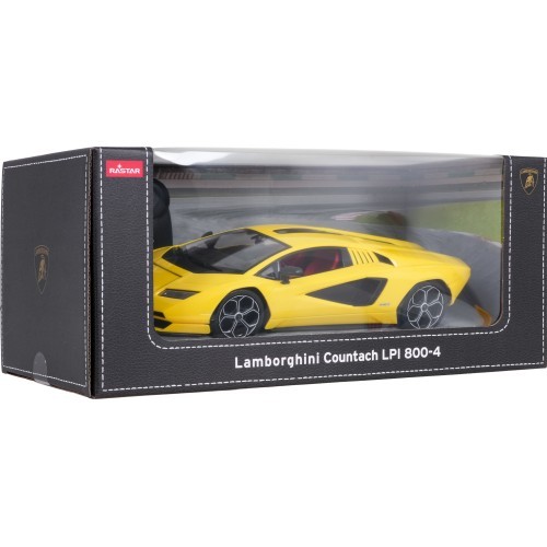 Tālvadības automašīna 1:16 Lamborghini Countach LPI 800-4, dzeltena RASTAR