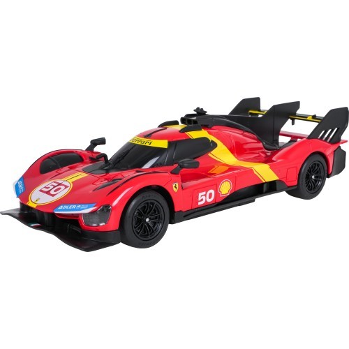 Tālvadības automašīna 1:24 Ferrari 499P, sarkana, RASTAR
