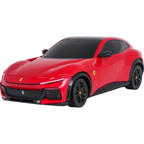 Tālvadības automašīna RASTAR Ferrari Purosangue 1:24, sarkana