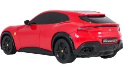 Tālvadības automašīna RASTAR Ferrari Purosangue 1:24, sarkana