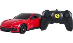 Tālvadības automašīna RASTAR Ferrari Purosangue 1:24, sarkana