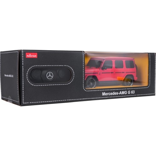 Tālvadības automašīna 1:24 Mercedes AMG G63, sarkana, RASTAR