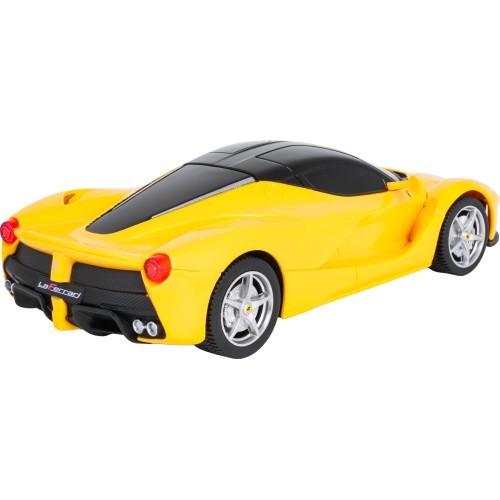 Tālvadības automašīna 1:24 Ferrari LaFerrari dzeltena RASTAR