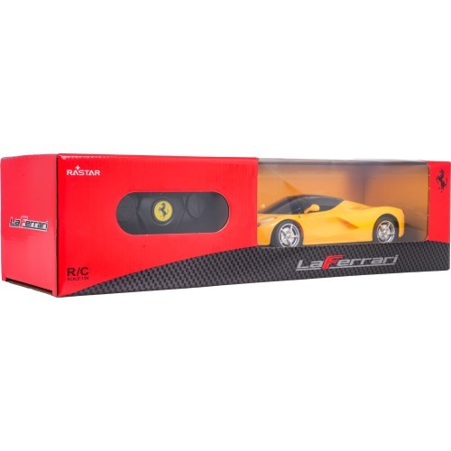 Tālvadības automašīna 1:24 Ferrari LaFerrari dzeltena RASTAR