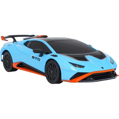 Tālvadības automašīna 1:24 Lamborghini Huracan STO, zila, RASTAR