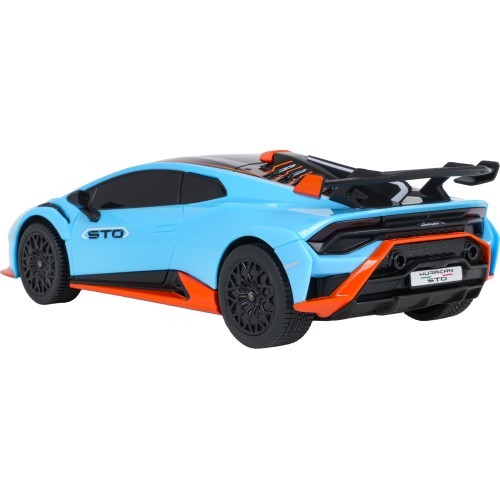 Tālvadības automašīna 1:24 Lamborghini Huracan STO, zila, RASTAR