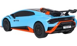 Tālvadības automašīna 1:24 Lamborghini Huracan STO, zila, RASTAR