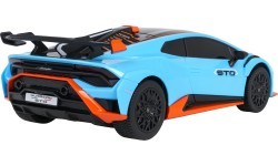 Tālvadības automašīna 1:24 Lamborghini Huracan STO, zila, RASTAR