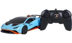Tālvadības automašīna 1:24 Lamborghini Huracan STO, zila, RASTAR