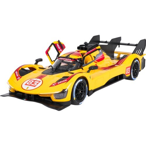 Tālvadības automašīna 1:14 Ferrari 499P dzeltena RASTAR