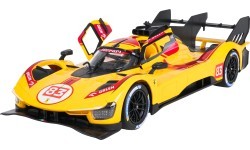 Tālvadības automašīna 1:14 Ferrari 499P dzeltena RASTAR