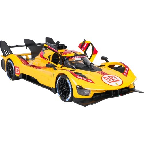 Tālvadības automašīna 1:14 Ferrari 499P dzeltena RASTAR