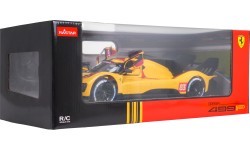 Tālvadības automašīna 1:14 Ferrari 499P dzeltena RASTAR