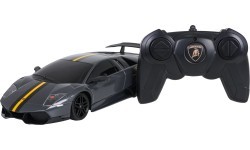 Tālvadības automašīna 1:24 Lamborghini Murcielago LP670-4 Superveloce, pelēka, RASTAR