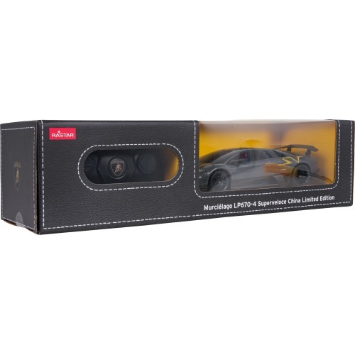 Радиоуправляемый автомобиль 1:24 Lamborghini Murcielago LP670-4 Superveloce, серый, RASTAR