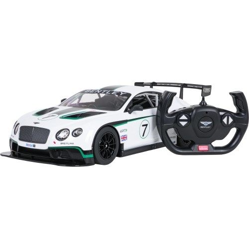 Tālvadības automašīna 1:14 Bentley Continental GT3 balta RASTAR