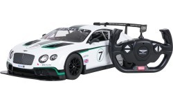 Tālvadības automašīna 1:14 Bentley Continental GT3 balta RASTAR