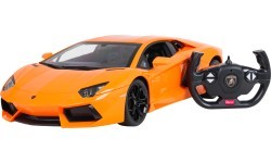 Радиоуправляемая машина RASTAR Lamborghini Aventador 1:10, оранжевая
