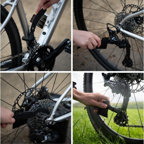 FISCHER Claw Brush cleaning brush for drivetrain (black)