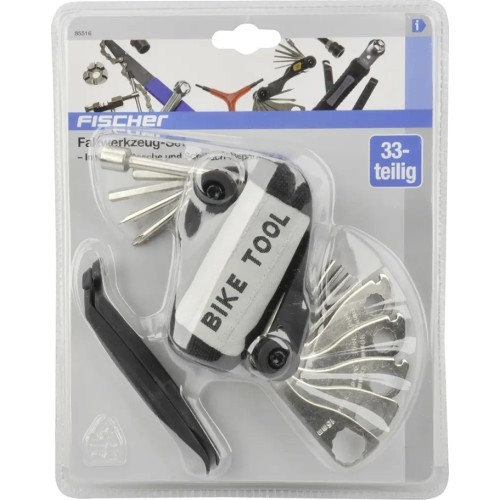 Multifunctional tool set FISCHER, foldable, 32 tools