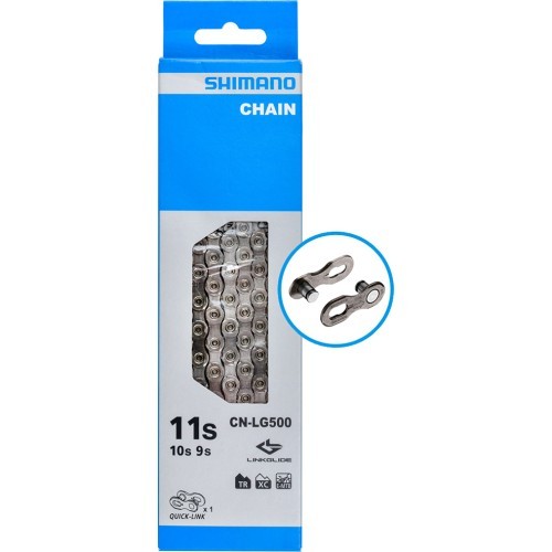 Shimano CN-LG500 chain // 10/11-speed, QuickLink, 116 links, E-MTB