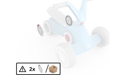 BERG GO² Blue aizmugurējā riteņa pārsegs (2 gab.)