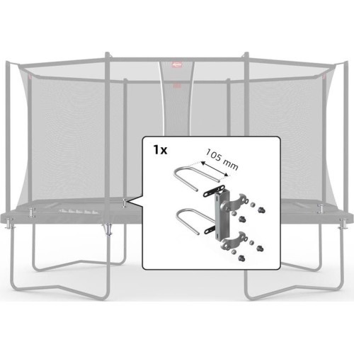 Крепления защитной сетки Comfort 330 и 410 (комплект на 1 трубу)